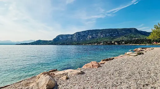 Spaziergang zum Strand von der Ferienwohnung Garda aus
